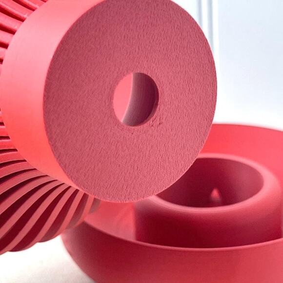 Modern Geometric  Indoor Planter Pot, Yin Planter Pot,Modern Planter with Saucer - Picture 7 of 10